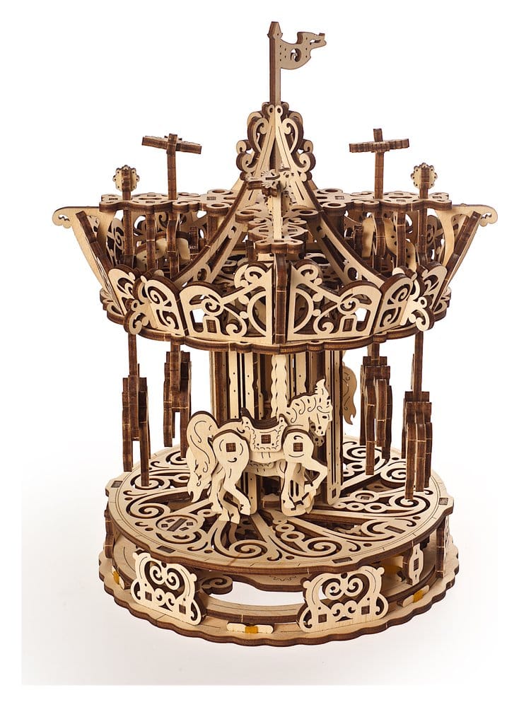 Ugears Puzzle de madera 3D Carrusel