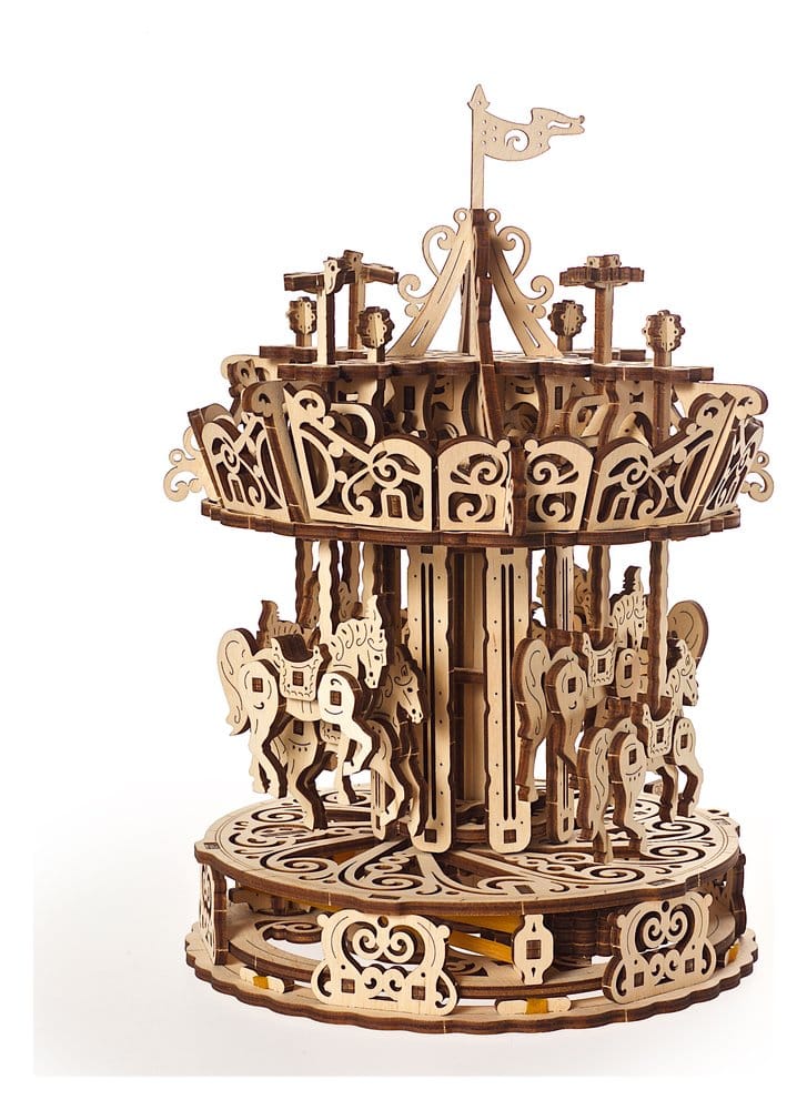 Ugears Puzzle de madera 3D Carrusel