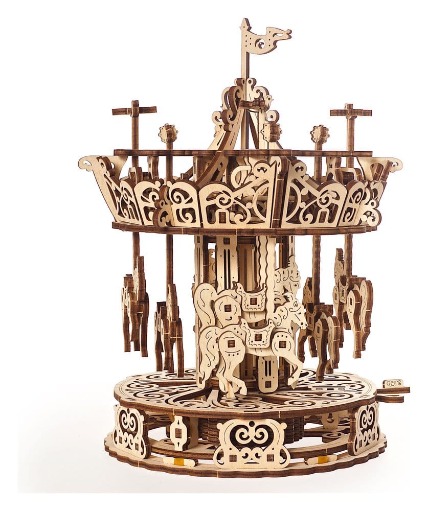 Ugears Puzzle de madera 3D Carrusel