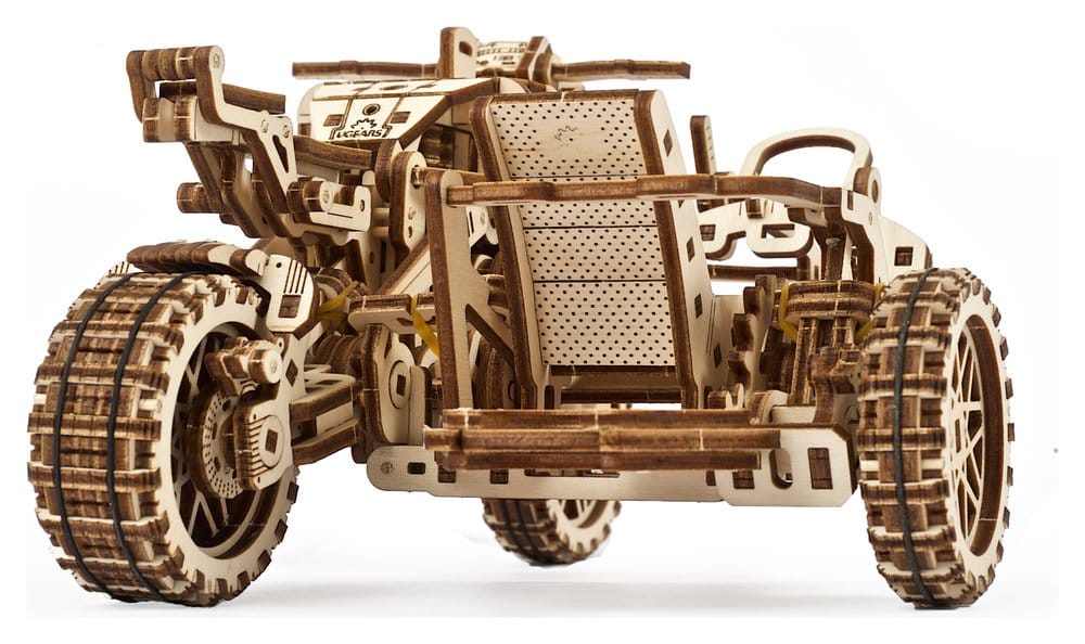 Ugears Puzzle de madera 3D Scrambler UGR-10 con sidecar