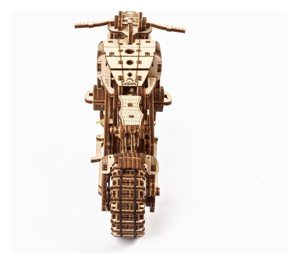 Ugears Puzzle de madera 3D Scrambler UGR-10 con sidecar