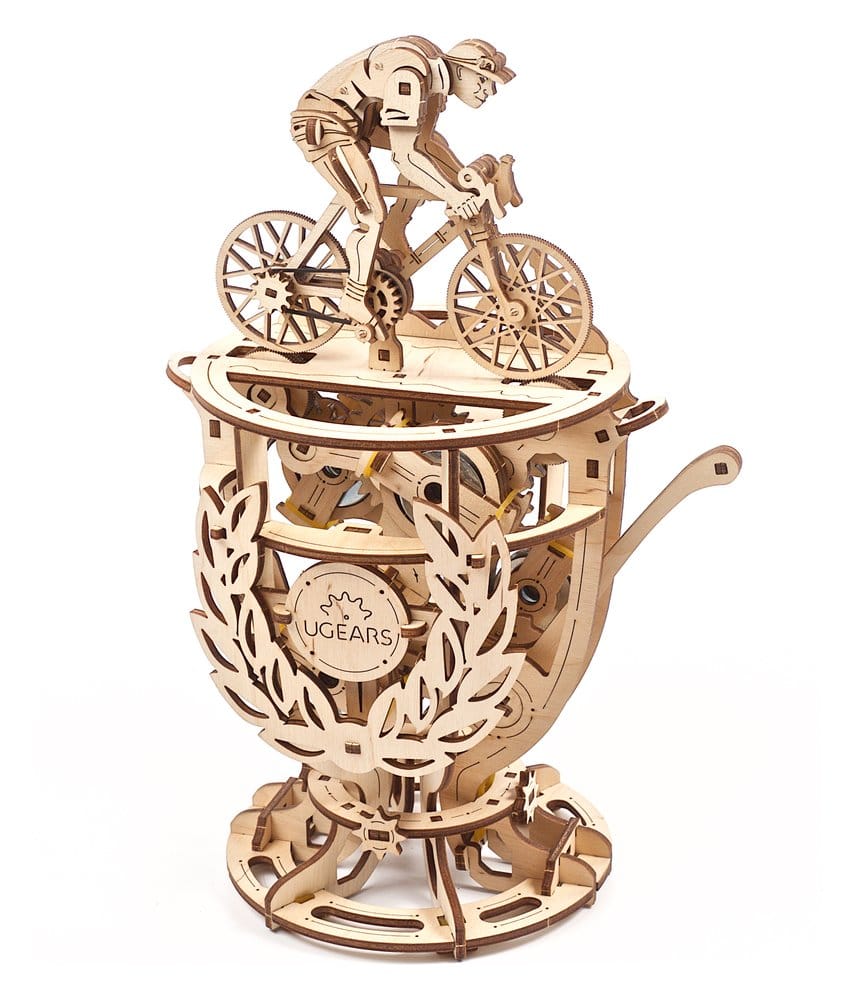 Ugears Puzzle de madera 3D Ciclista automata