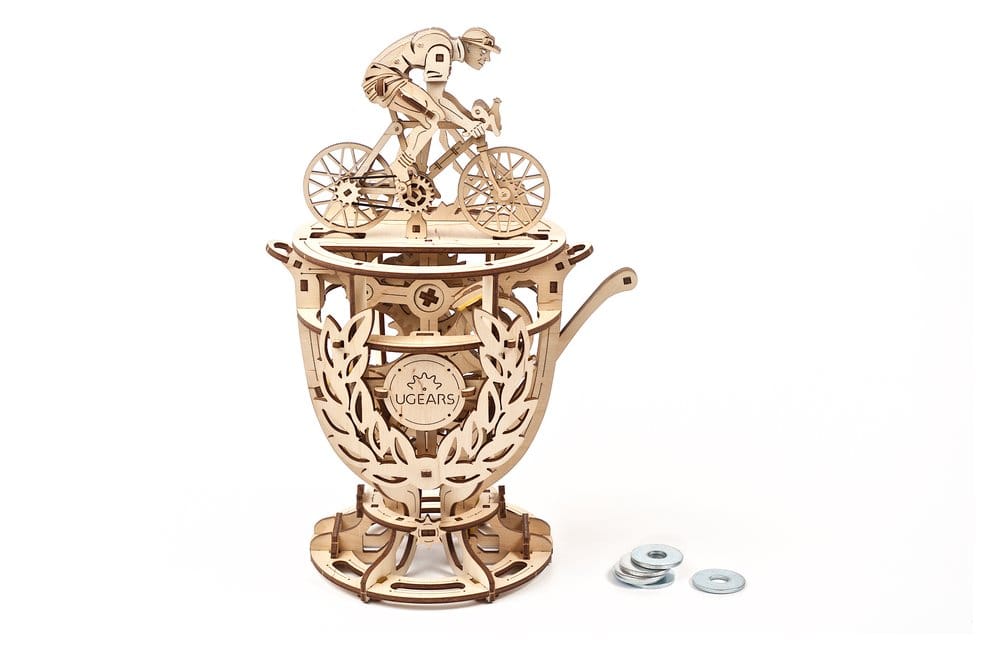 Ugears Puzzle de madera 3D Ciclista automata