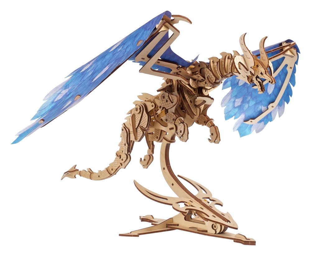 Ugears Puzzle de madera 3D Dragón de la Tempestad
