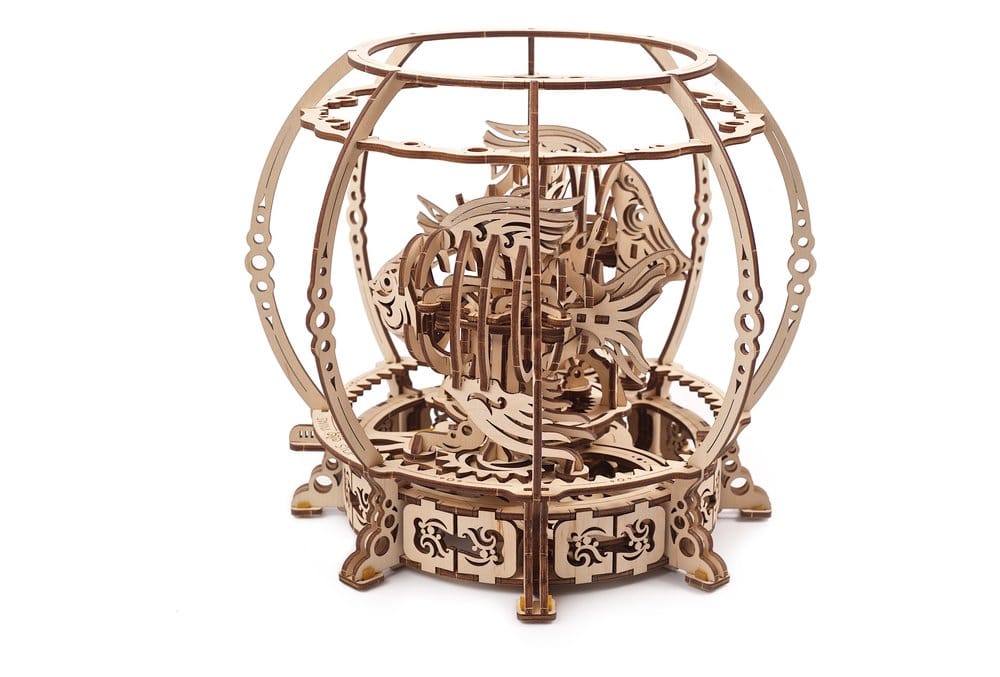 Ugears Puzzle de madera 3D Acuario Mecánico