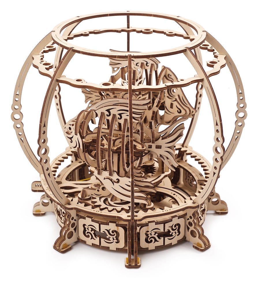 Ugears Puzzle de madera 3D Acuario Mecánico