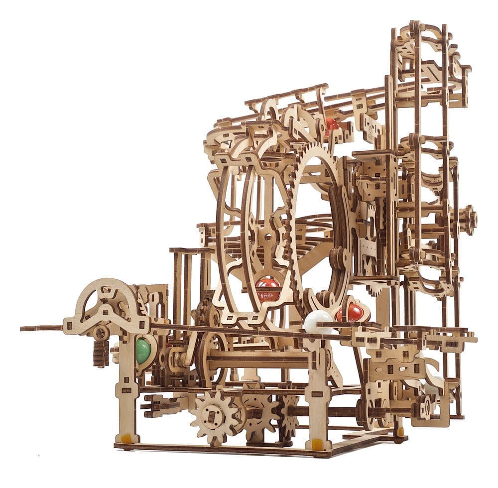 Ugears Puzzle de madera 3D Carrera de Canicas Escalonada
