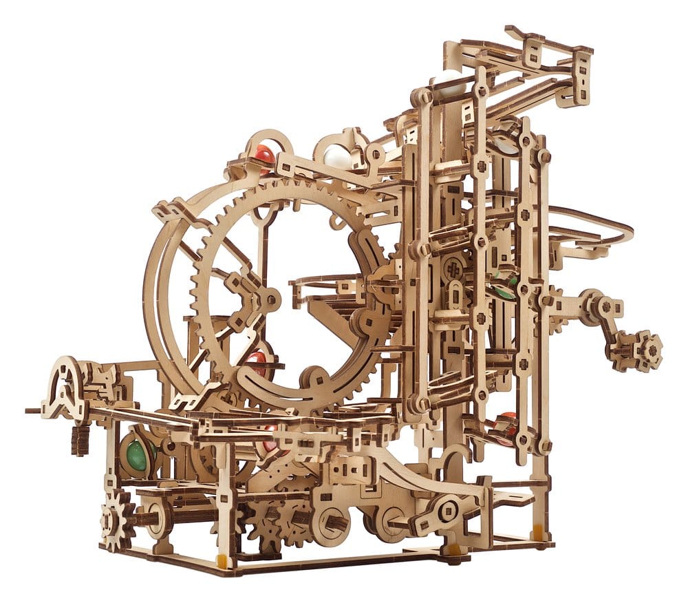 Ugears Puzzle de madera 3D Carrera de Canicas Escalonada