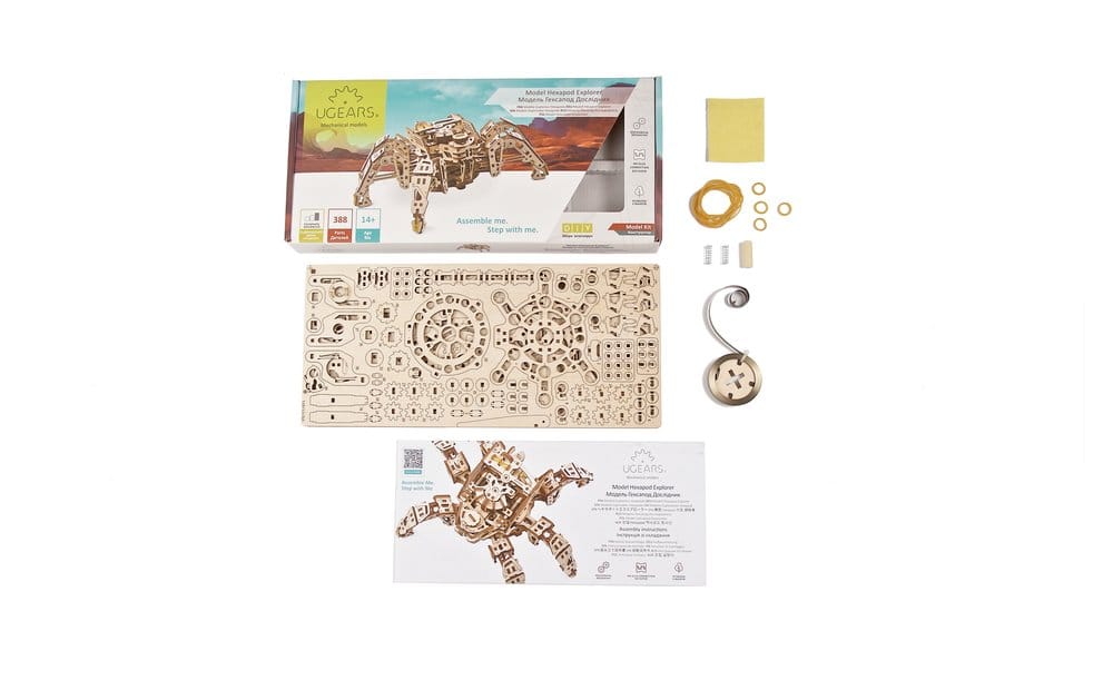 Ugears Puzzle de madera 3D Explorador Hexápodo