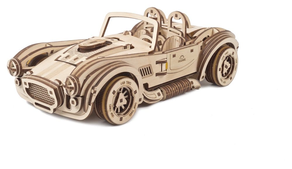 Ugears Puzzle de madera 3D Coche deportivo Cobra Drift Frikytopia