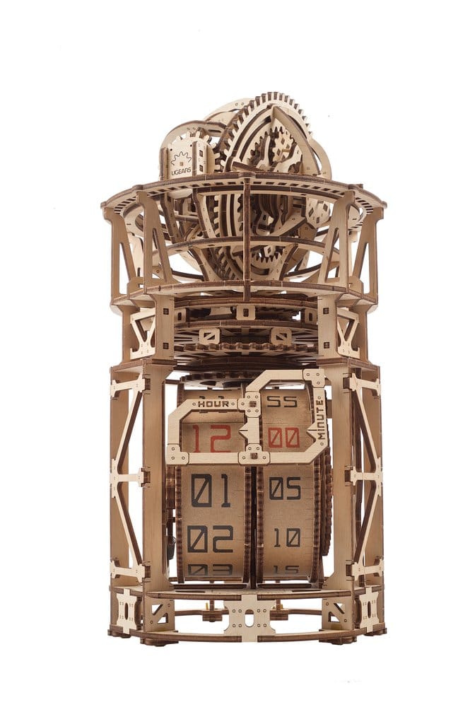 Ugears Puzzle de madera 3D Reloj Tourbillon de Sobremesa Astrónomo