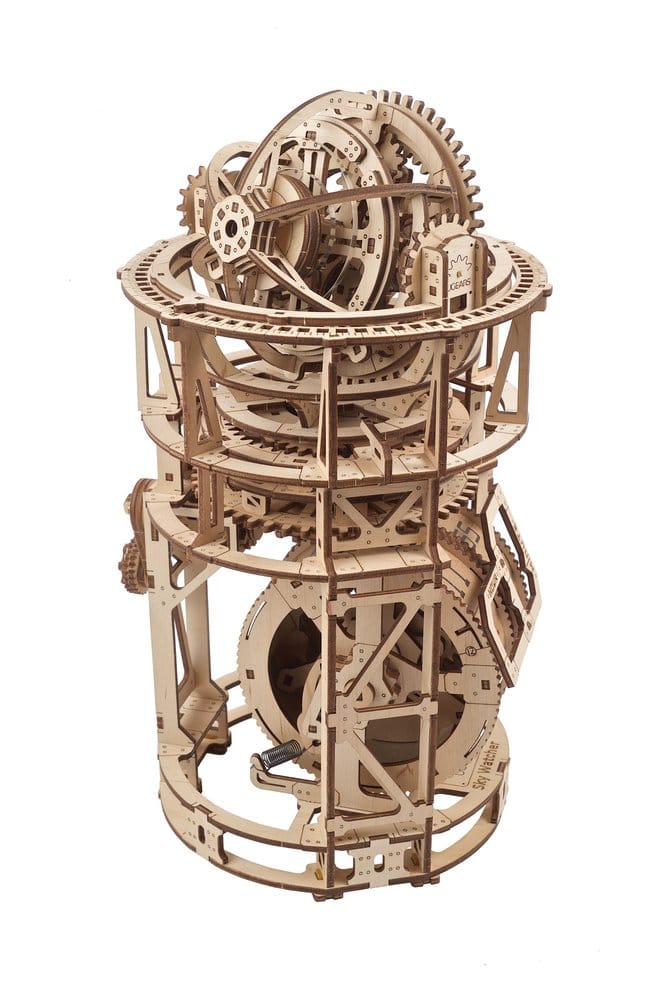 Ugears Puzzle de madera 3D Reloj Tourbillon de Sobremesa Astrónomo