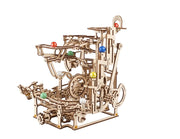 Ugears Puzzle de madera 3D Carrera de Canicas con Elevador por Peldaños