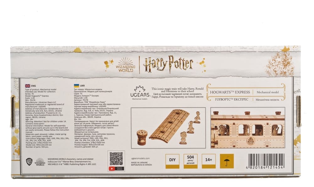 Harry Potter Puzzle de madera 3D Expreso de Hogwarts