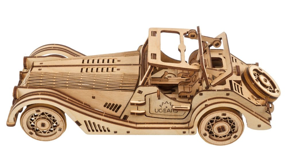 Ugears Puzzle de madera 3D Deportivo Ratón Veloz