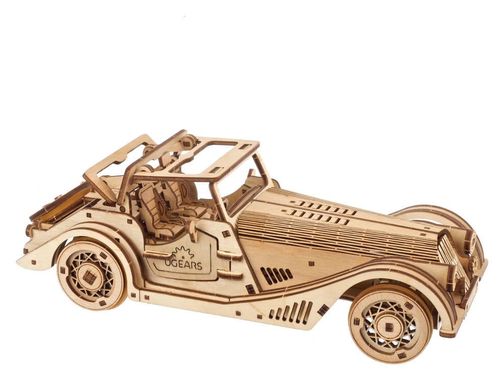 Ugears Puzzle de madera 3D Deportivo Ratón Veloz