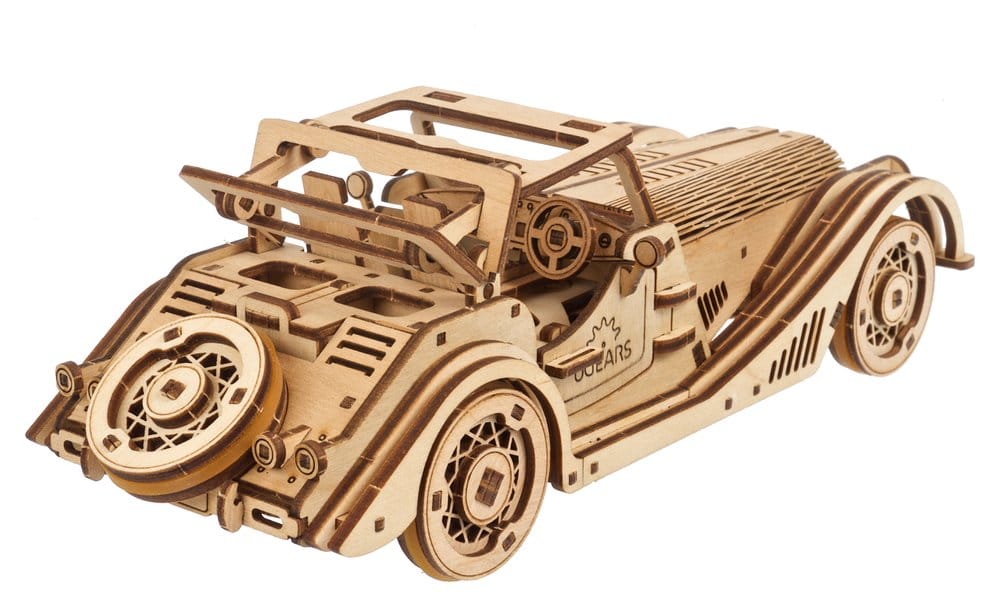 Ugears Puzzle de madera 3D Deportivo Ratón Veloz