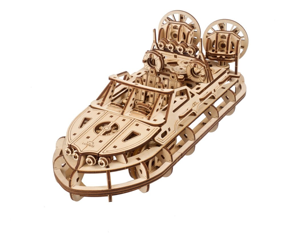 Ugears Puzzle de madera 3D Aerodeslizador de Rescate