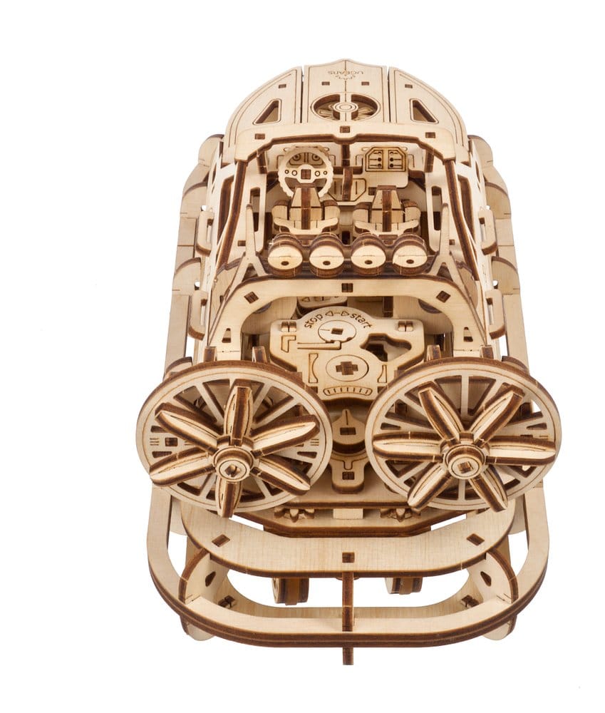 Ugears Puzzle de madera 3D Aerodeslizador de Rescate