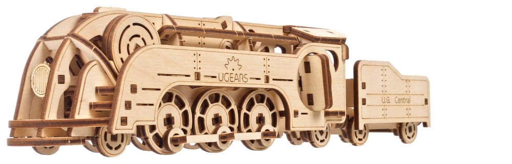 Ugears Puzzle de madera 3D Mini Locomotora Frikytopia