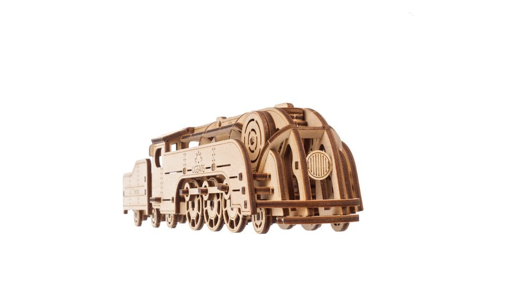 Ugears Puzzle de madera 3D Mini Locomotora