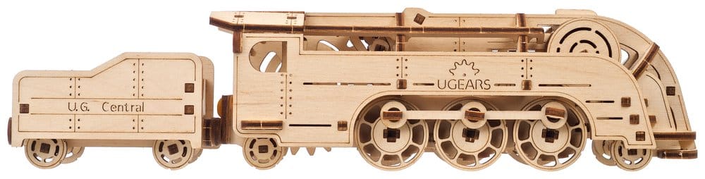 Ugears Puzzle de madera 3D Mini Locomotora