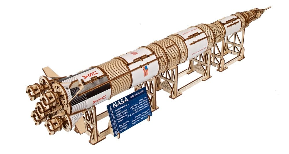 NASA Puzzle de madera 3D Saturn V