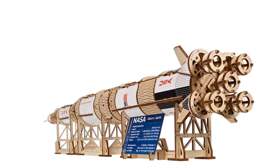 NASA Puzzle de madera 3D Saturn V