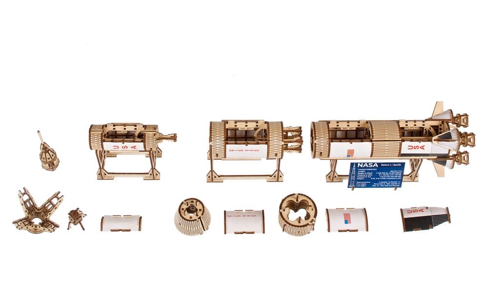 NASA Puzzle de madera 3D Saturn V