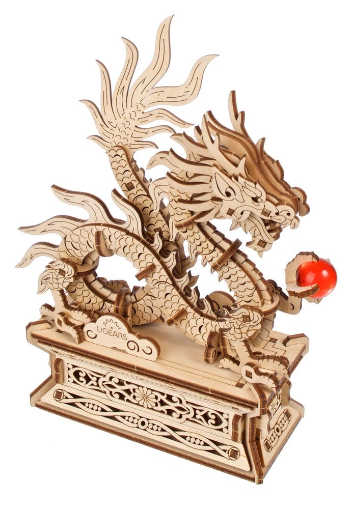 Ugears Puzzle de madera 3D Dragón de madera