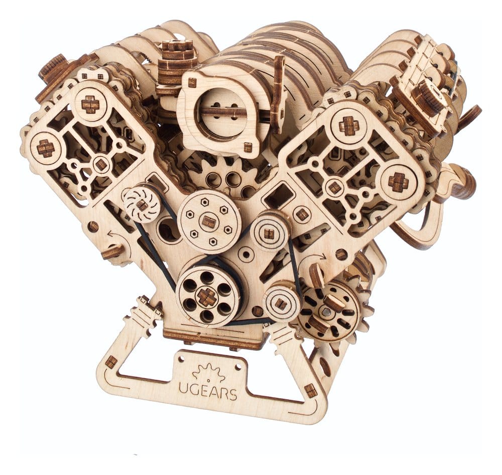 Ugears Puzzle de madera 3D Motor V8 Frikytopia