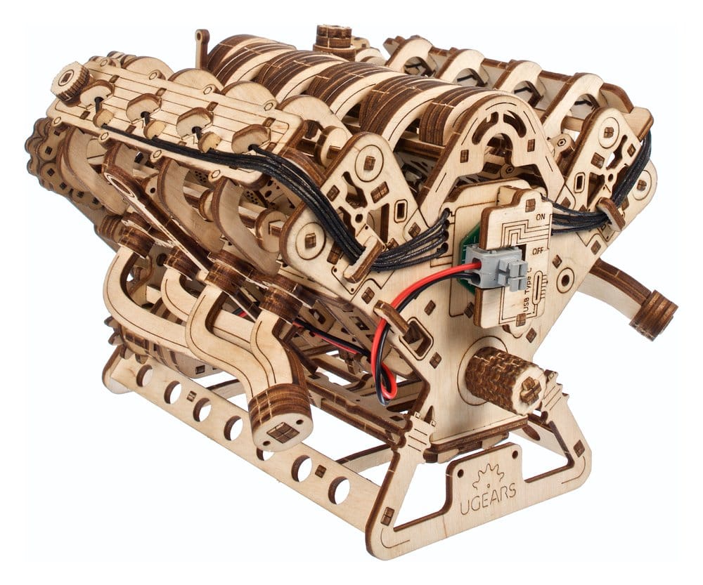 Ugears Puzzle de madera 3D Motor V8
