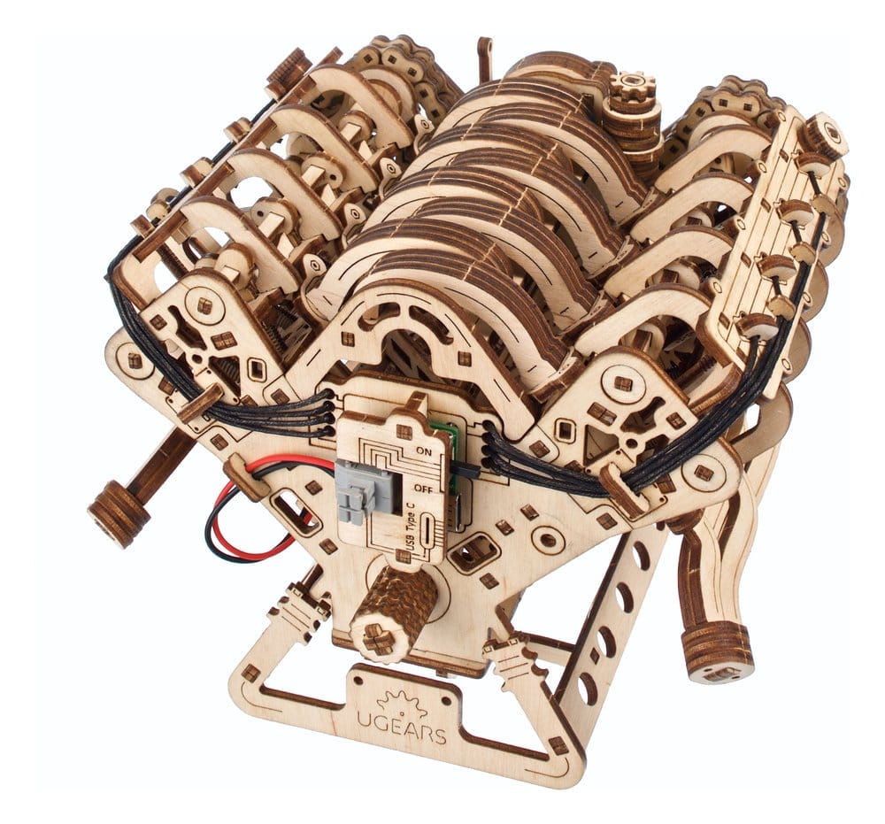 Ugears Puzzle de madera 3D Motor V8