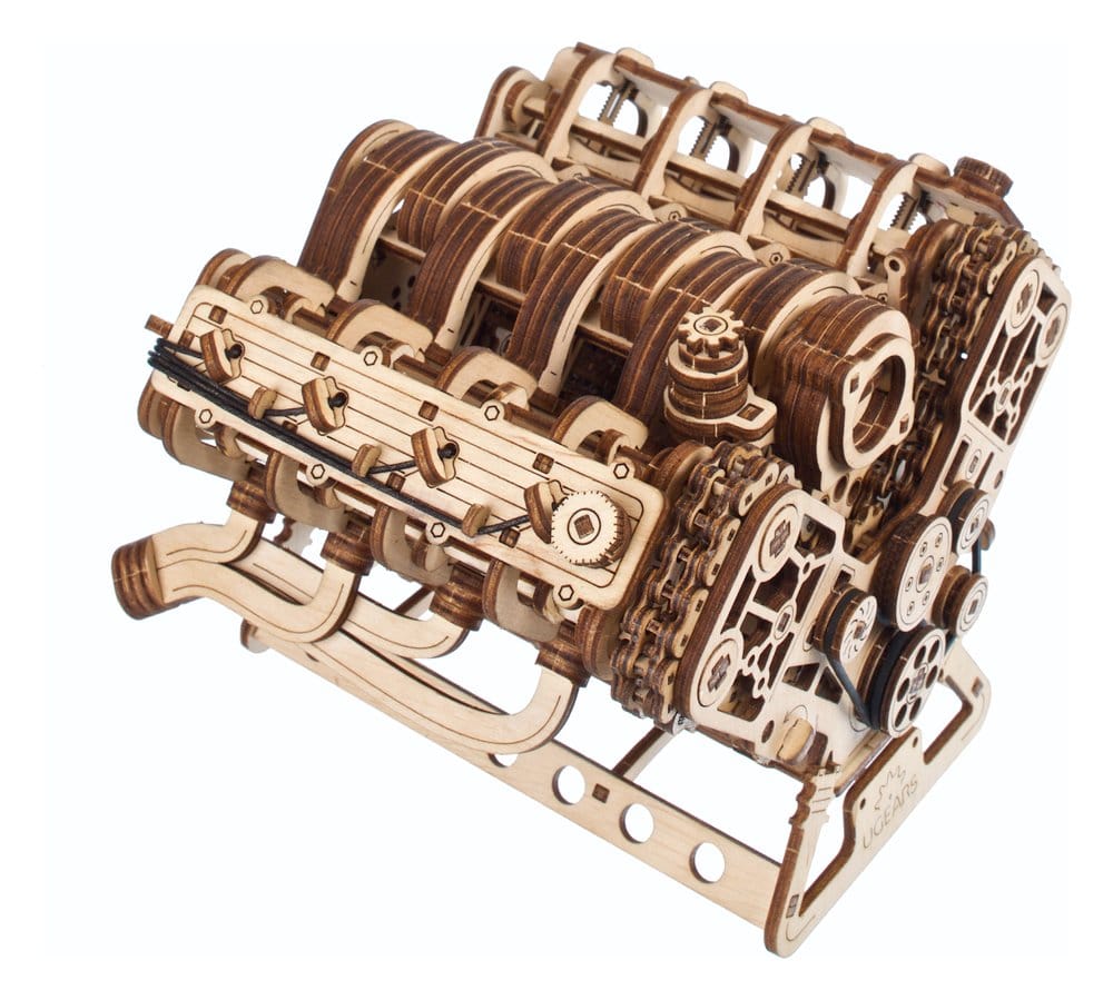 Ugears Puzzle de madera 3D Motor V8