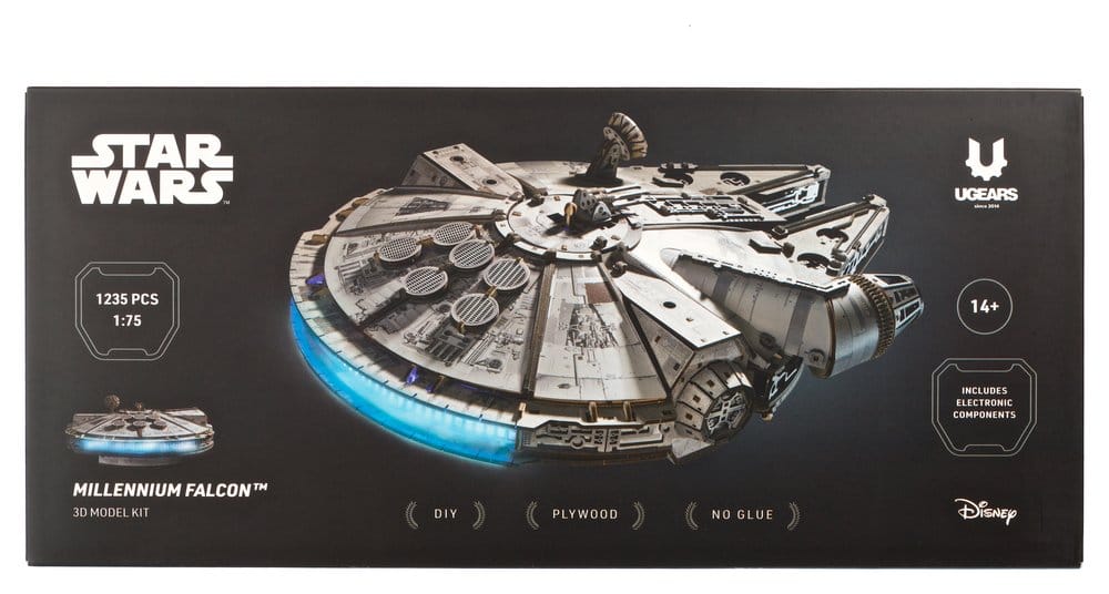 Star Wars Puzzle de madera 3D Millennium Falcon