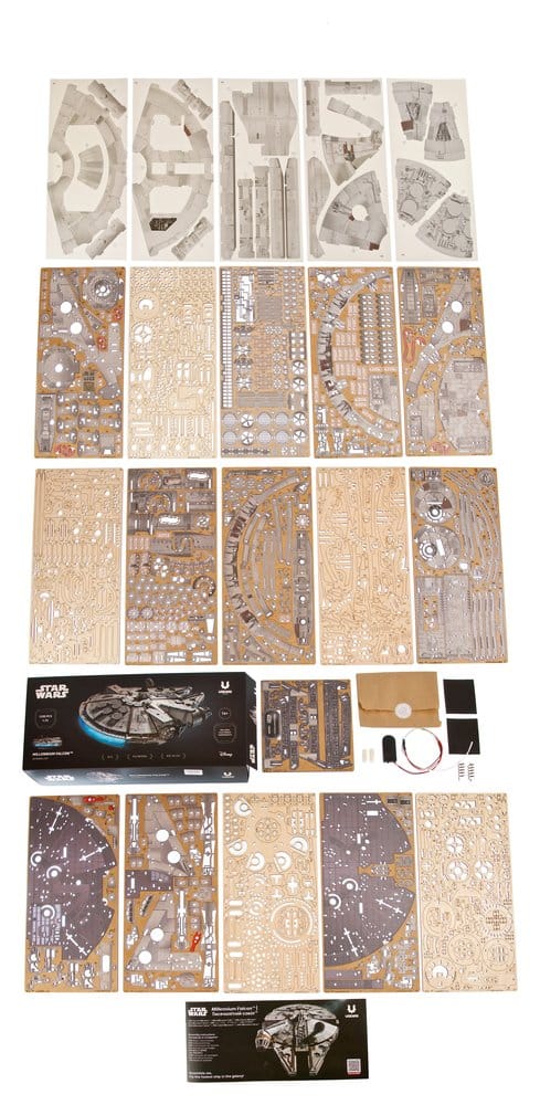 Star Wars Puzzle de madera 3D Millennium Falcon