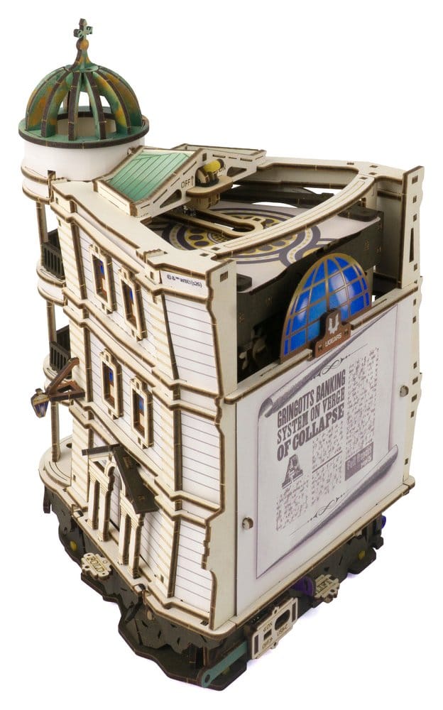 Harry Potter Puzzle de madera 3D Carrera de Canicas del Banco Mágico Gringotts