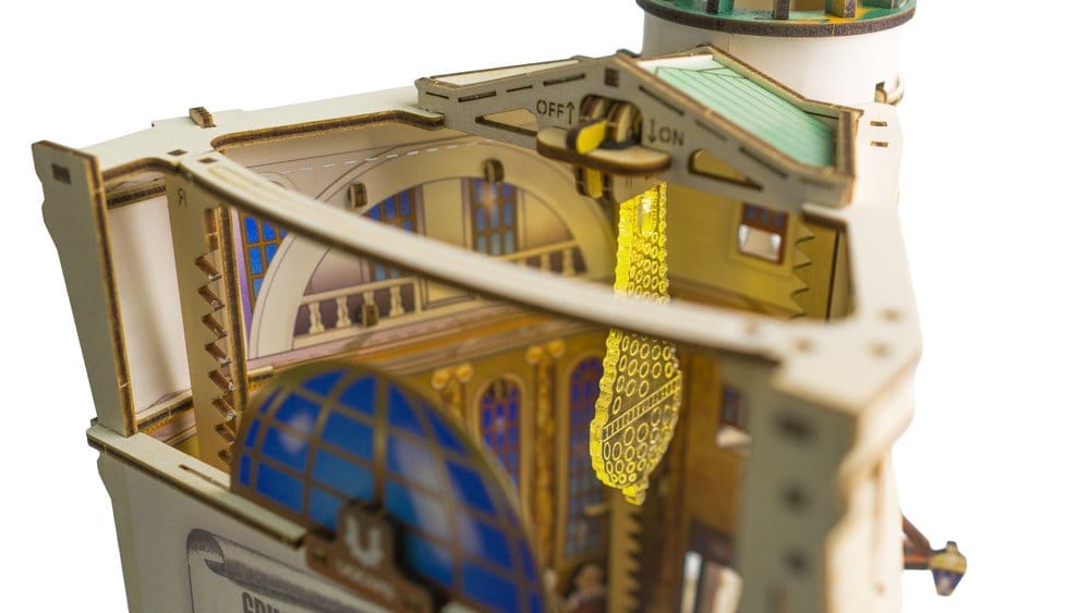 Harry Potter Puzzle de madera 3D Carrera de Canicas del Banco Mágico Gringotts
