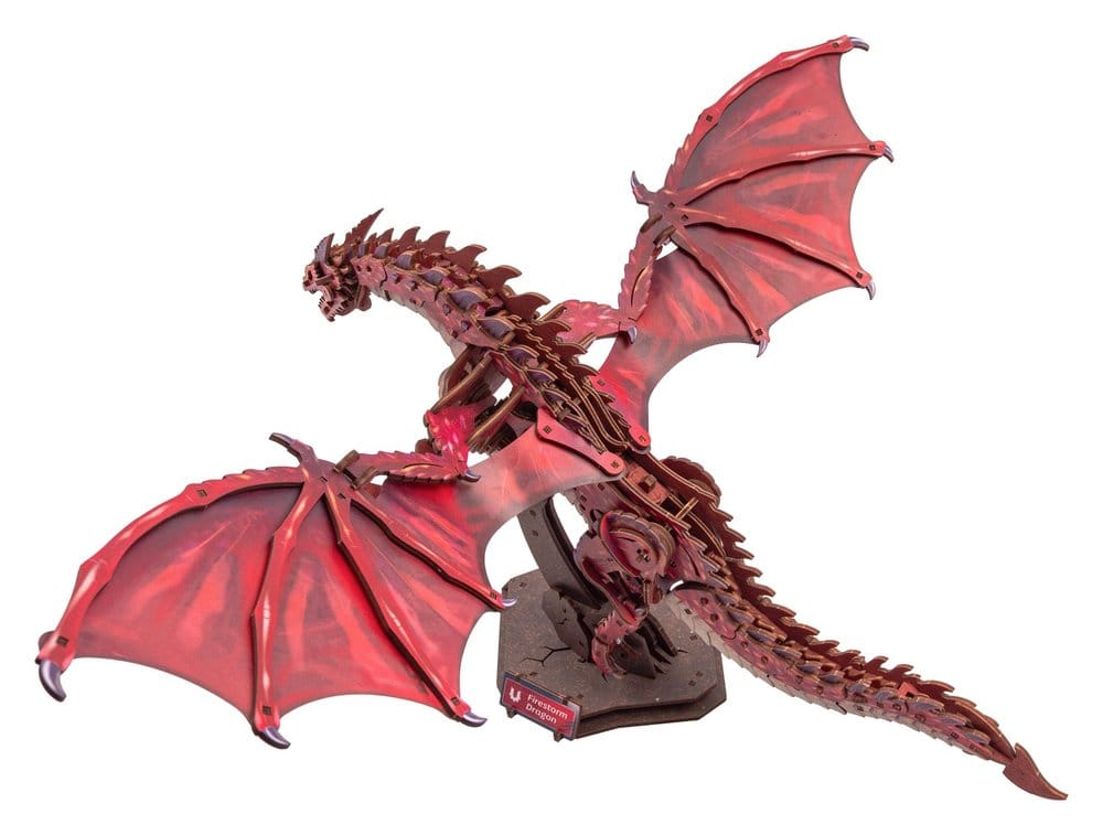 Ugears Maqueta de madera 3D Firestorm Dragon 43 cm