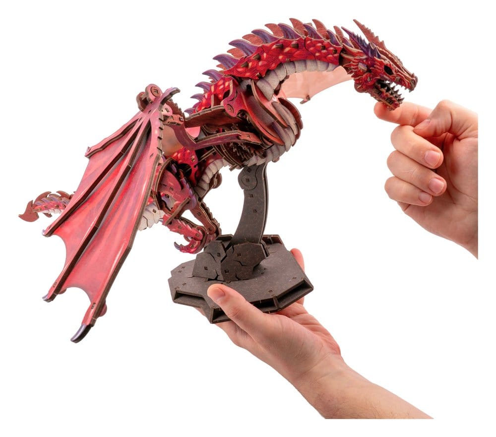 Ugears Maqueta de madera 3D Firestorm Dragon 43 cm