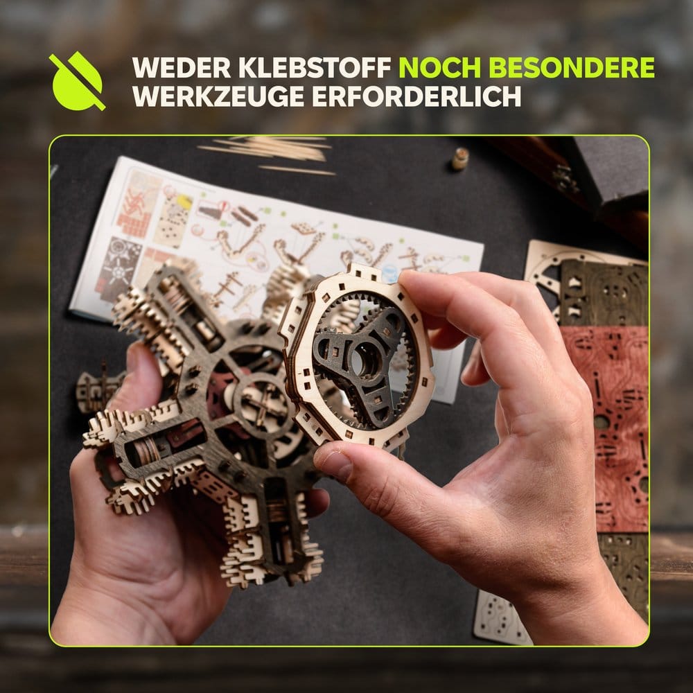 Ugears 3D Maqueta de madera R-5 Motor de avión 25 cm
