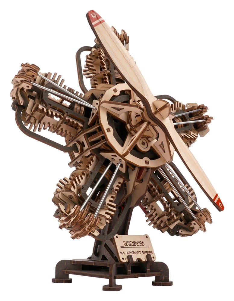 Ugears 3D Maqueta de madera R-5 Motor de avión 25 cm