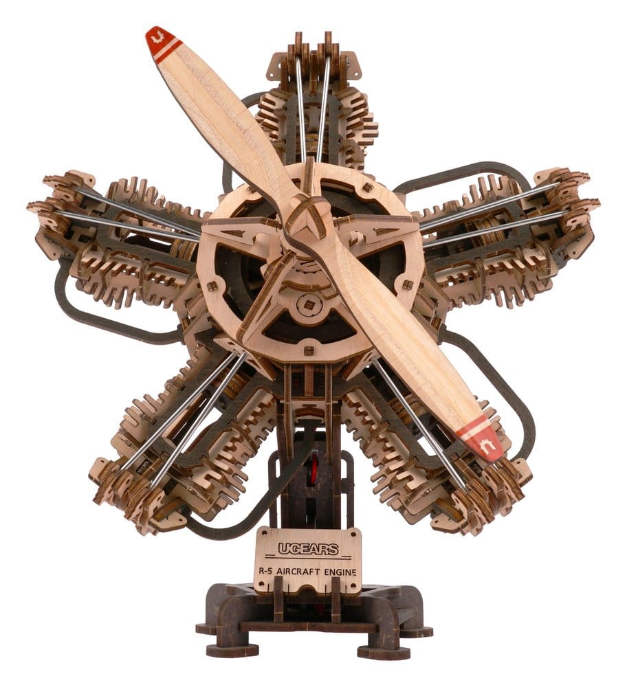 Ugears 3D Maqueta de madera R-5 Motor de avión 25 cm