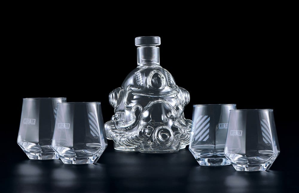 Fallout Licorera con 4 Vasos T-51