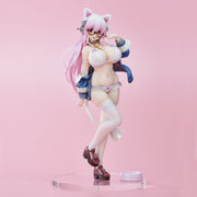 Super Sonico Figura PVC White Cat Ver. (Reissue) 27 cm