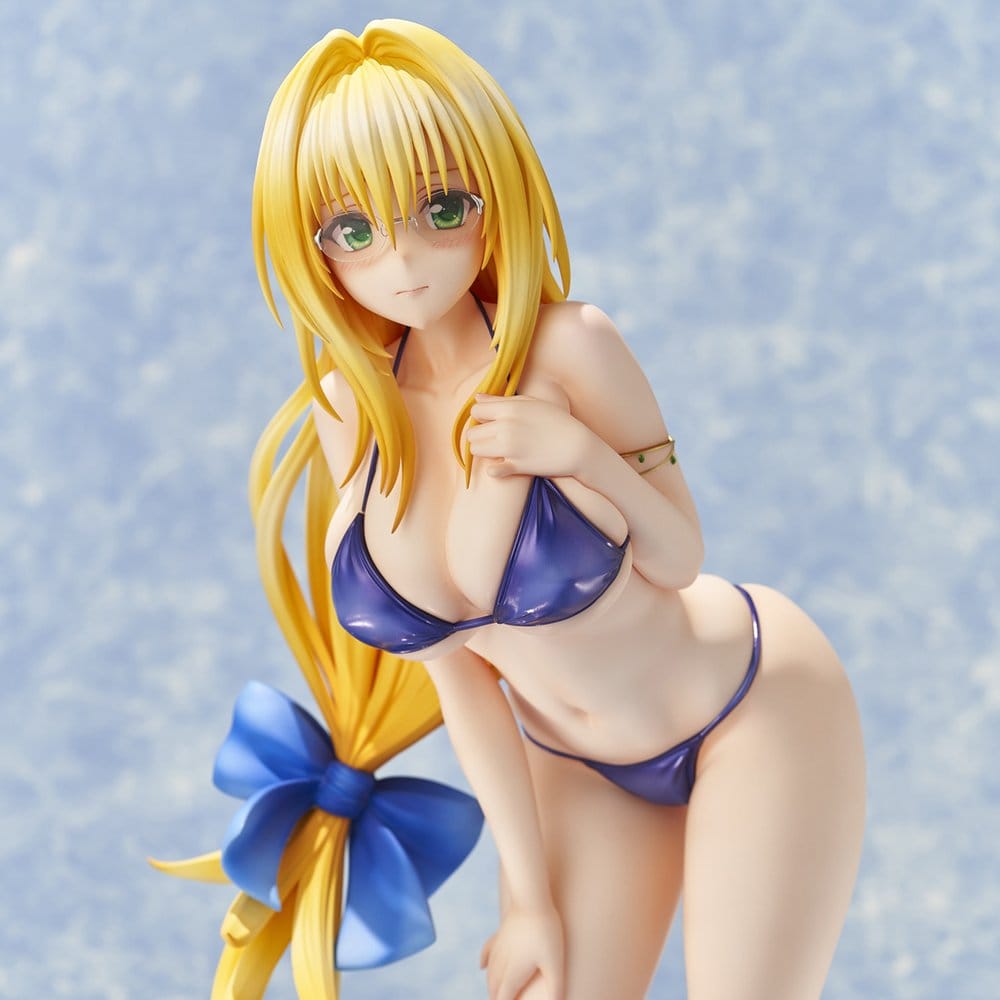 To LOVE-Ru Darkness Figura PVC 1/4 Swimsuit Series Tearju Lunatique Reissue 36 cm