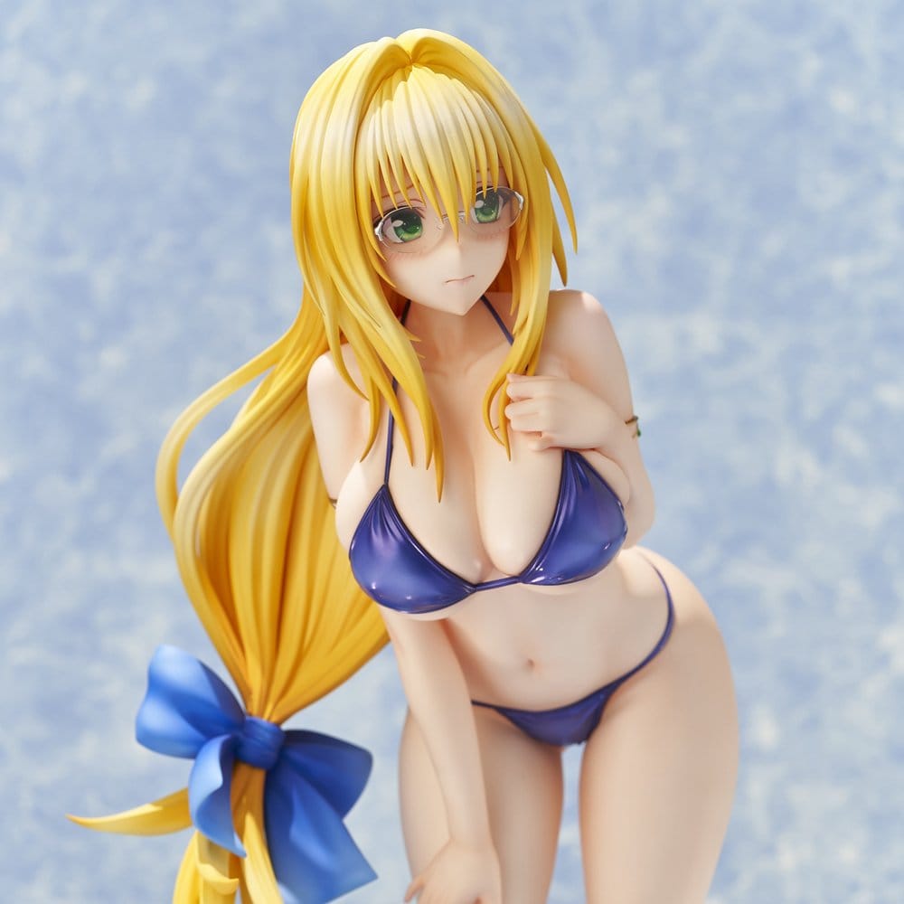To LOVE-Ru Darkness Figura PVC 1/4 Swimsuit Series Tearju Lunatique Reissue 36 cm