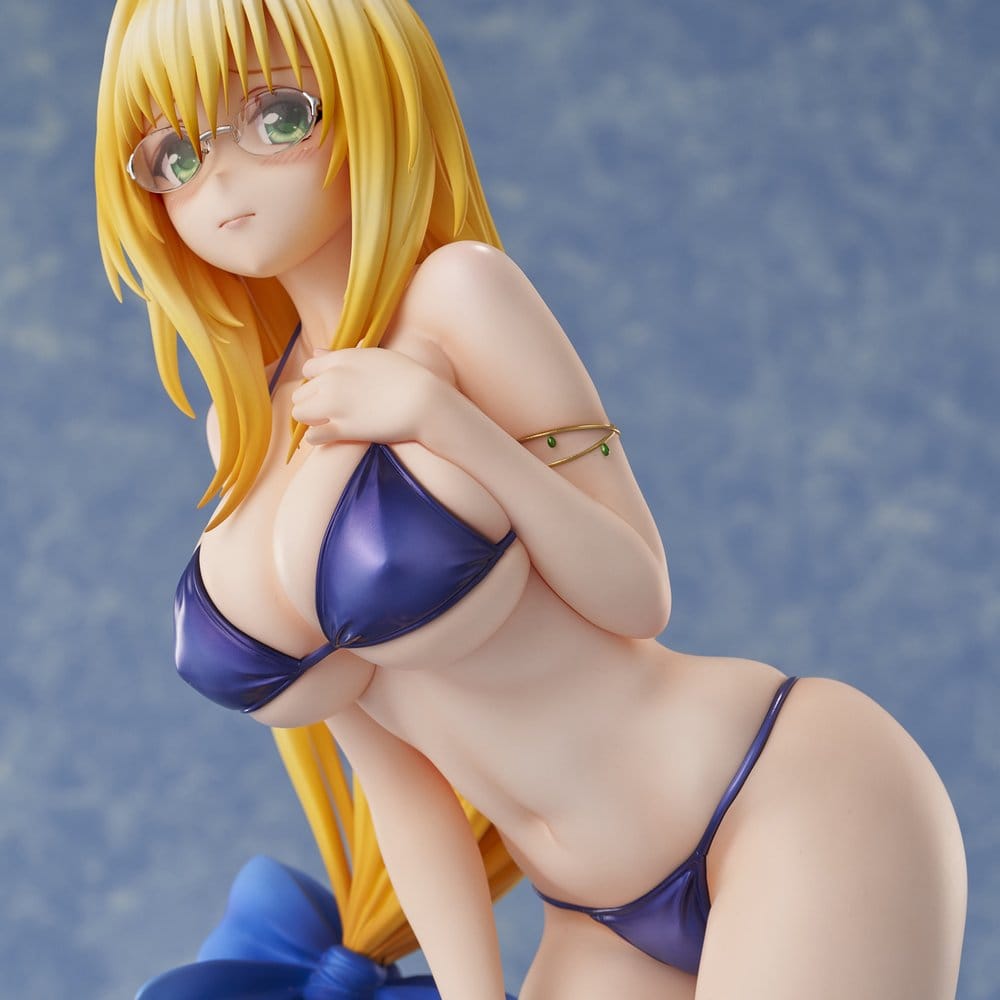 To LOVE-Ru Darkness Figura PVC 1/4 Swimsuit Series Tearju Lunatique Reissue 36 cm