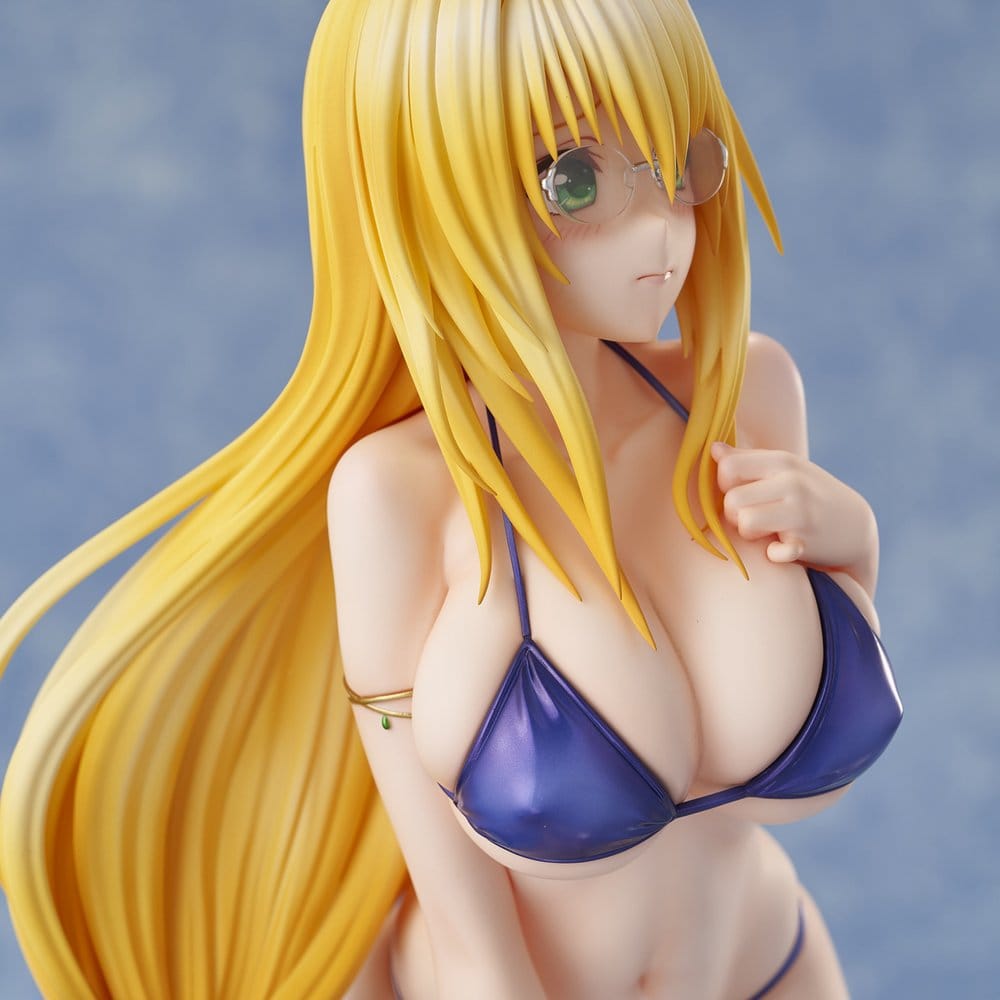 To LOVE-Ru Darkness Figura PVC 1/4 Swimsuit Series Tearju Lunatique Reissue 36 cm