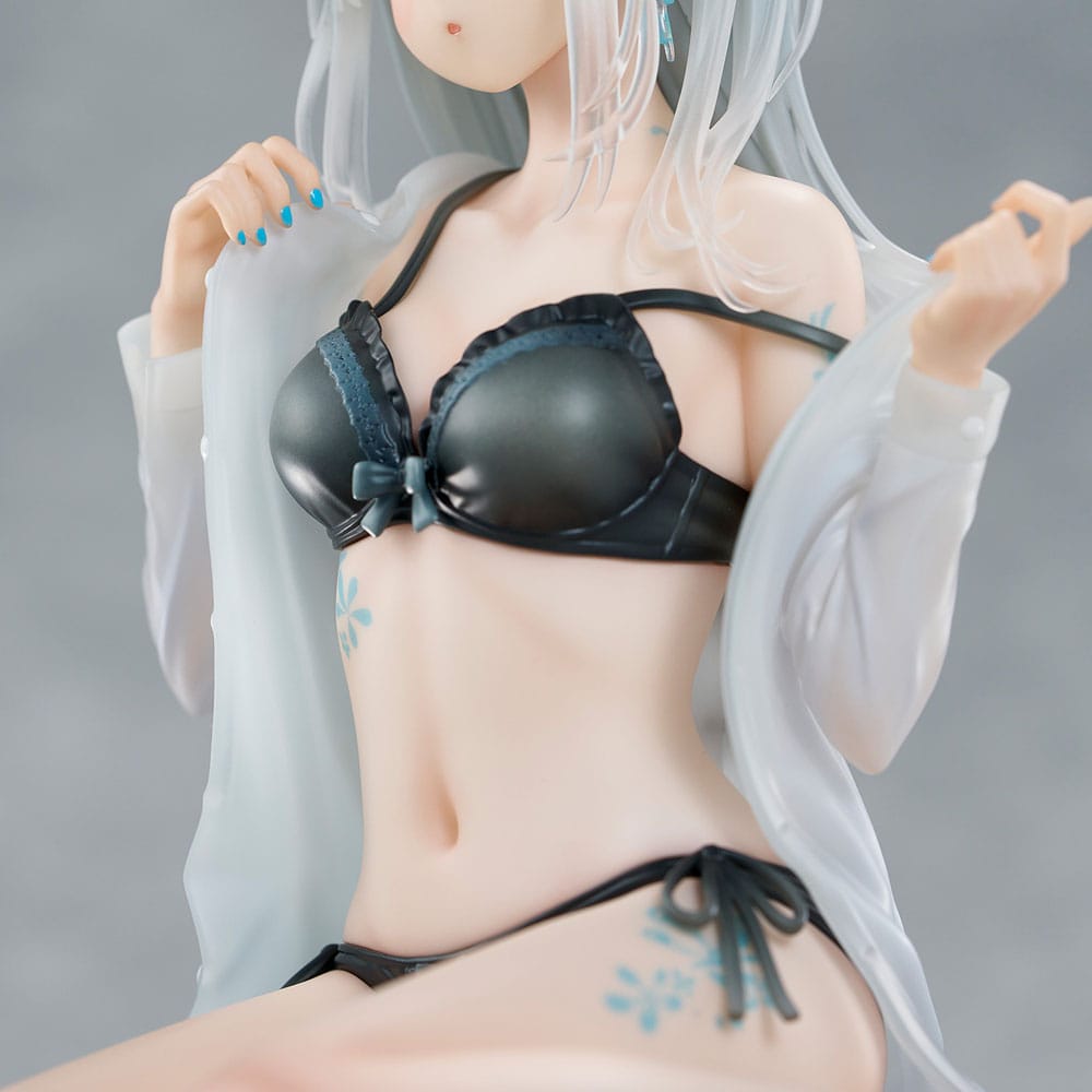 Original Character Estatua PVC 1/7 Silver-Haired Girl Sky Blue Morning Special Outfit Ver. by Fuumi Illustration 16 cm